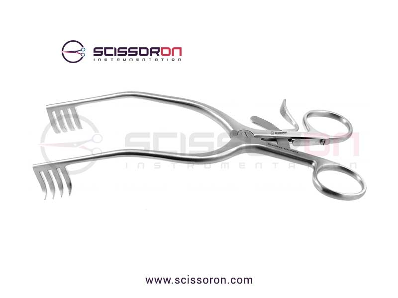 Adson self-retaining cerebellar retractorCurved_03
