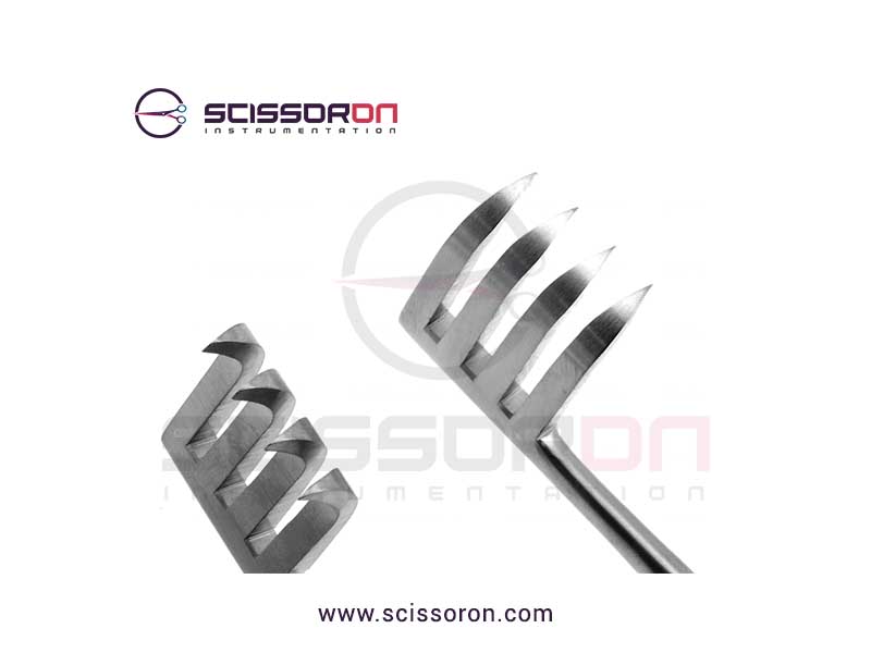 Adson self-retaining cerebellar retractorCurved_04