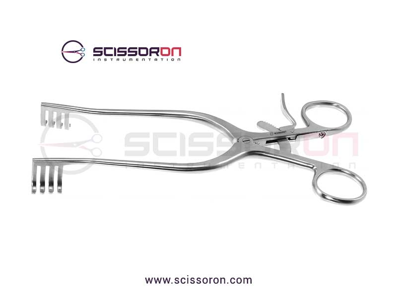 Adson self-retaining cerebellar retractorStraight_01