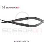 Westcott Tenotomy Scissor 19mm Curved Right Blades Ceramic Coating-01