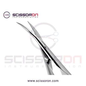 McPherson-Vannas Iris Scissor 11mm Curved Blades-02