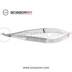 McPherson-Castroviejo Corneal Section Scissor Curved Left Blades