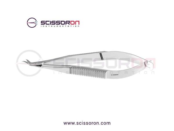 McPherson-Castroviejo Corneal Section Scissor Curved Left Blades