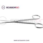 Brown Dissecting Scissor Straight Blades