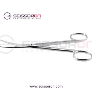Brown Dissecting Scissor Curved Blades