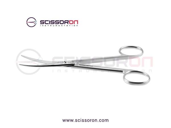 Brown Dissecting Scissor Curved Blades