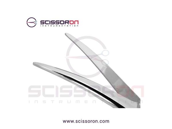 Brown Dissecting Scissor Curved Blades-02