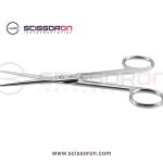 Brown Dissecting Scissor Straight Blades Heavy Pattern