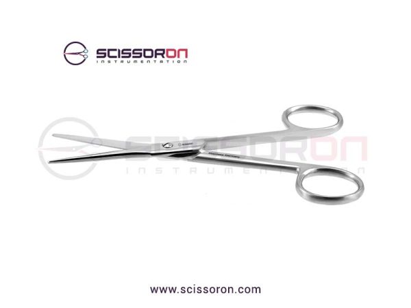 Brown Dissecting Scissor Straight Blades Heavy Pattern