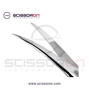 Brown Dissecting Scissor Curved Blades Heavy Pattern-02