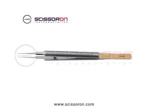 Tennant Tying Forceps 6.0mm TC Dust Surface Straight Jaws