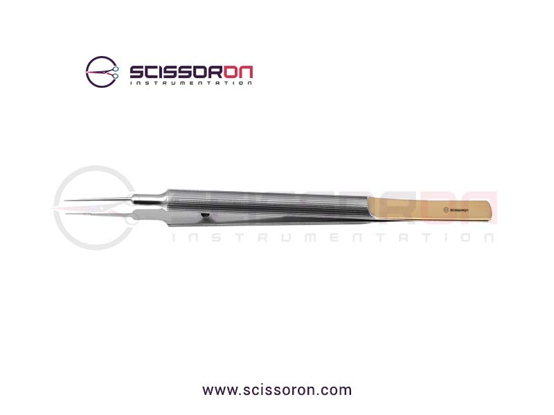 Tennant Tying Forceps 6.0mm TC Dust Surface Straight Jaws