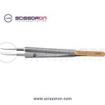 Tennant Tying Forceps 6.0mm TC Dust Surface Curved Jaws