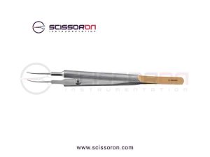 Tennant Tying Forceps 6.0mm TC Dust Surface Curved Jaws