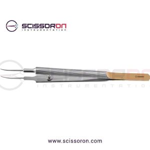 Tennant Tying Forceps 6.0mm TC Dust Surface Curved Jaws