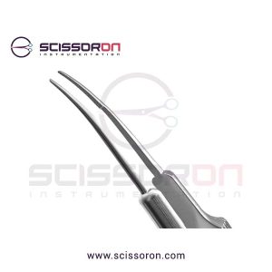 Tennant Tying Forceps 6.0mm TC Dust Surface Curved Jaws-02