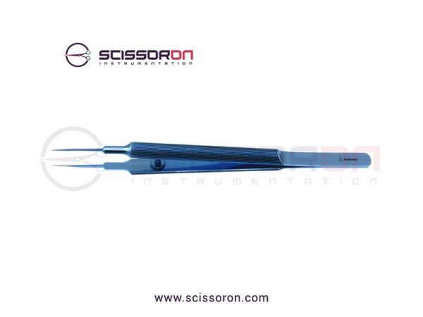 Tennant Tying Forceps 6.0mm TC Dust Surface Straight Jaws Titanium