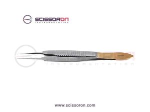 McPherson Tying Forceps 4.0mm TC Dusted Straight Jaws