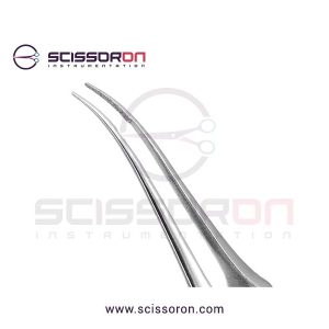 McPherson Tying Forceps 4.0mm TC Dusted Curved Jaws-02