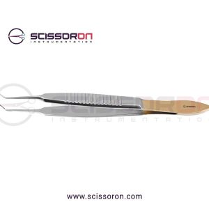 McPherson Tying Forceps 4.0mm TC Dusted Angled Jaws