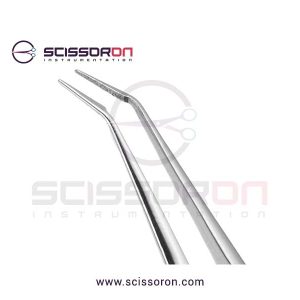 McPherson Tying Forceps 4.0mm TC Dusted Angled Jaws-02