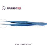 McPherson Tying Forceps 4.0mm TC Dusted Straight Jaws