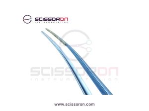 McPherson Tying Forceps 4.0mm TC Dusted Curved Jaws-02