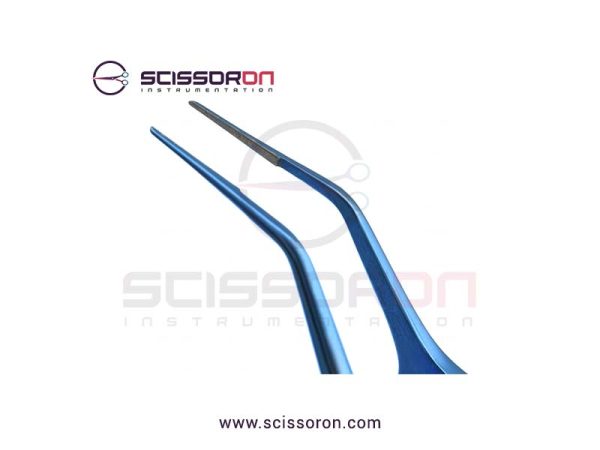 McPherson Tying Forceps 6.0mm Angled Jaws Titanium-02