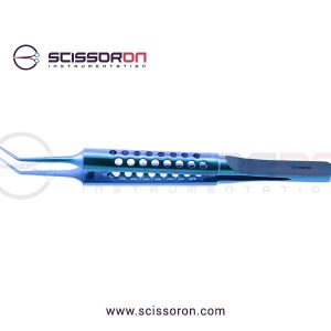 Maumenee Tying Forceps 6.0mm Angled Jaws