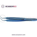 Bechert-McPherson Tying Forceps 10mm Angled Jaws Titanium