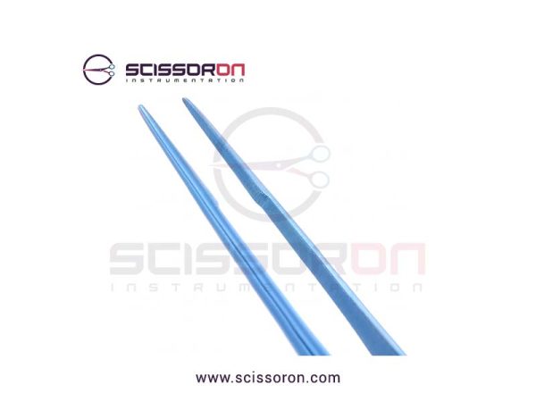 Tennant Tying Forceps 6.0mm Smooth Straight Jaws Titanium-02