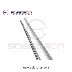 McPherson Tissue Forceps 1x2 Teeth Straight Jaws-02