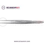 Standard Tissue Forceps Delicate 1x2 Teeth End Serrated Platform