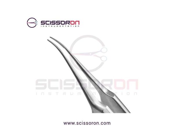 McPherson Tying Forceps 4.0mm Curved Jaws-02