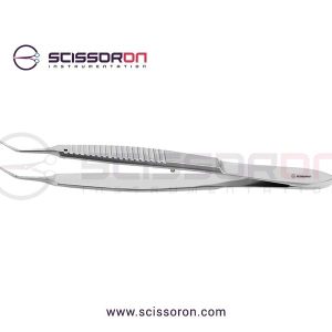 McPherson Corneal Suturing Forceps 45° Angled Jaws-01