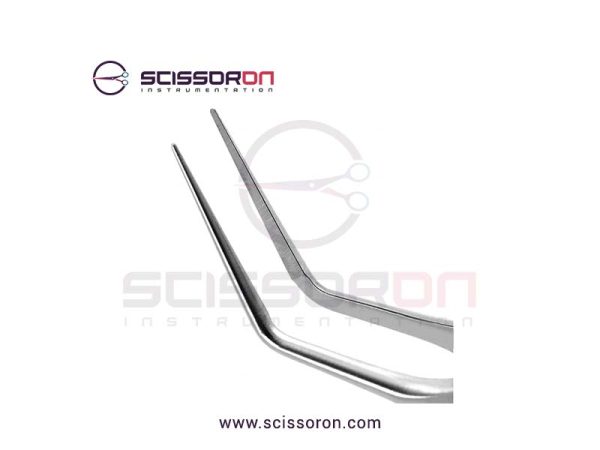 Bechert-McPherson Tying Forceps 10mm Angled Jaws-02
