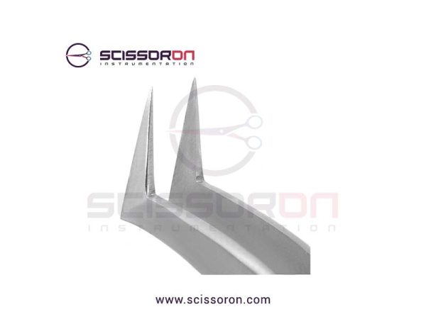 Jeweler Type Forceps #6 with Angled Tips