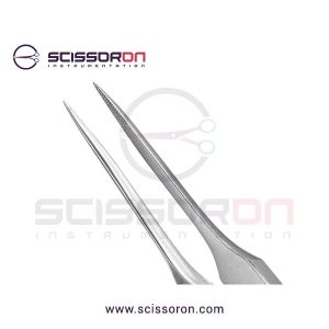 Jeweler Type Forceps 3.0mm Serrated Tip-02
