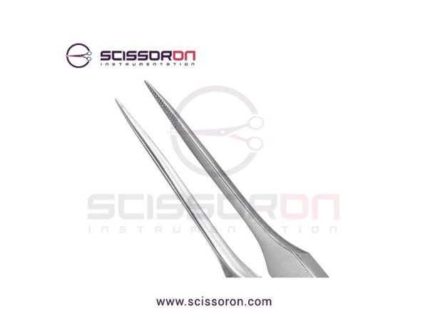 Jeweler Type Forceps 3.0mm Serrated Tip-02