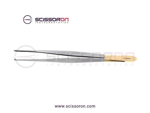 Standard Tissue Forceps Delicate 1x2 Teeth with TC Insert Platform Standard Tissue Forceps Delicate 1x2 Teeth with TC Insert Platform