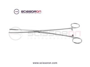 Bozeman Uterine Dressing Forceps Straight Jaws