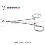 Micro Mosquito Hemostatic Forceps Curved Jaws