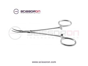Micro Mosquito Hemostatic Forceps Curved Jaws