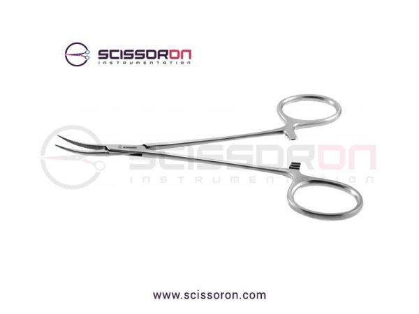 Micro Mosquito Hemostatic Forceps Curved Jaws