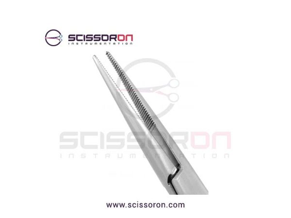 Jacobson Micro Hemostatic Mosquito Forceps Straight Delicate Jaws with 1/2 Serration-02