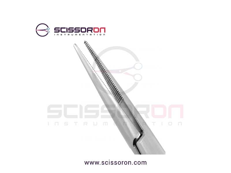 Jacobson Micro Hemostatic Mosquito Forceps Straight Delicate Jaws with 1/2 Serration-02