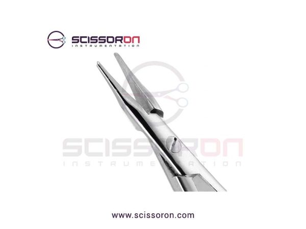 McPherson Micro Needle Holder Straight Smooth Jaws without lock-02