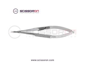 Bechert-Sinskey Needle Holder 9.0mm Smooth Curved Jaws