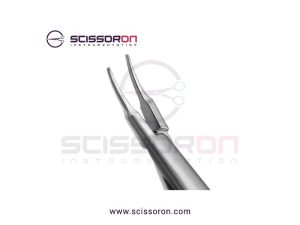 Bechert-Sinskey Needle Holder 9.0mm Smooth Curved Jaws-02