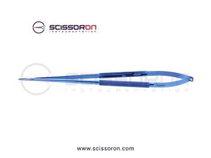 Jacobson Microsurgical Needle Holder TC Duste Straight Heavy Jaws Handle with Lock